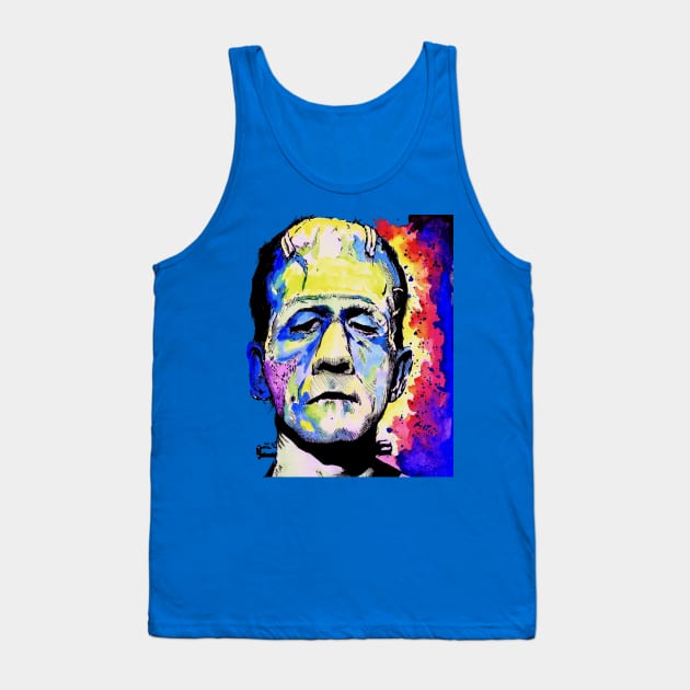 Frankenstein's Monster Tank Top by courts94s